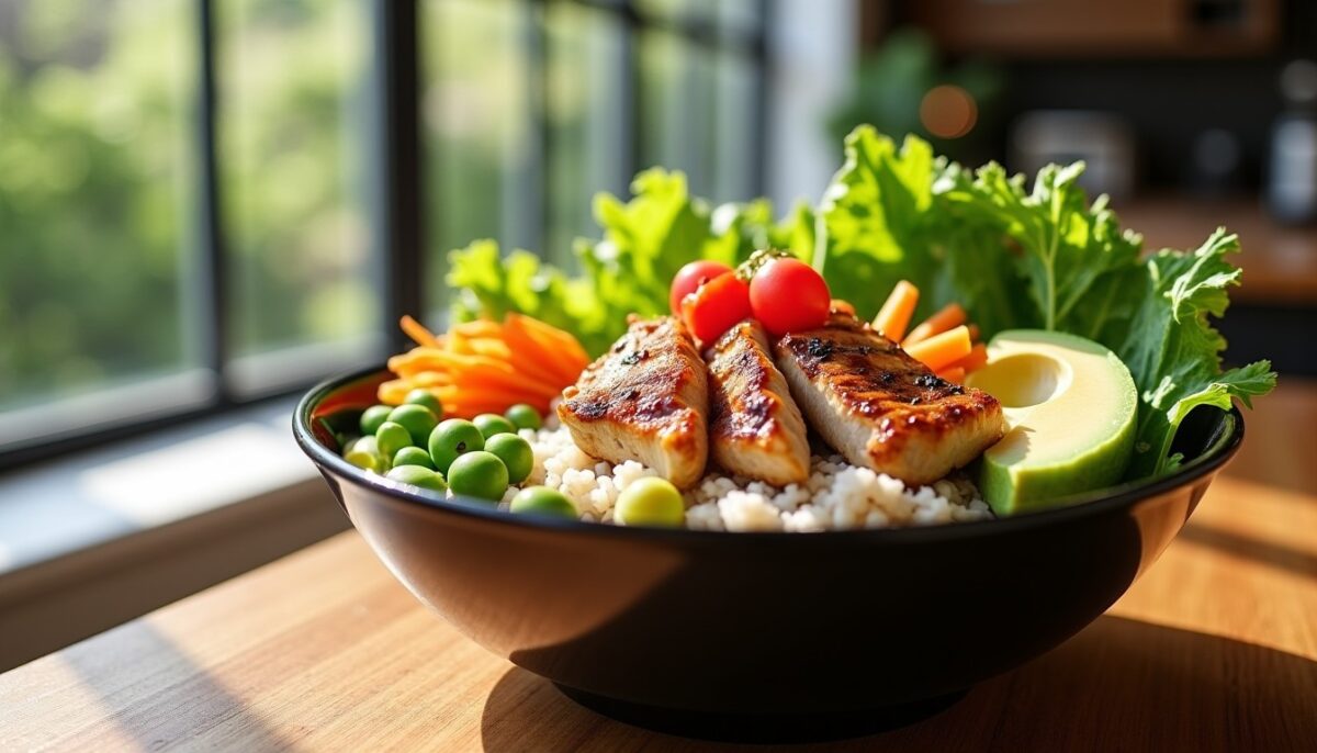 Délicieux poke bowl au poulet : une recette simple, rapide et savoureuse